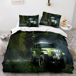 Jeep 4X4 Vehicle Off-Road Adventure Car Bedding Set Quilt Cover (Online Order Only)