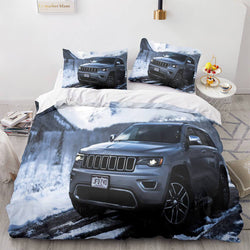 Jeep 4X4 Vehicle Off-Road Adventure Car Bedding Set Duvet Cover (Online Order Only)