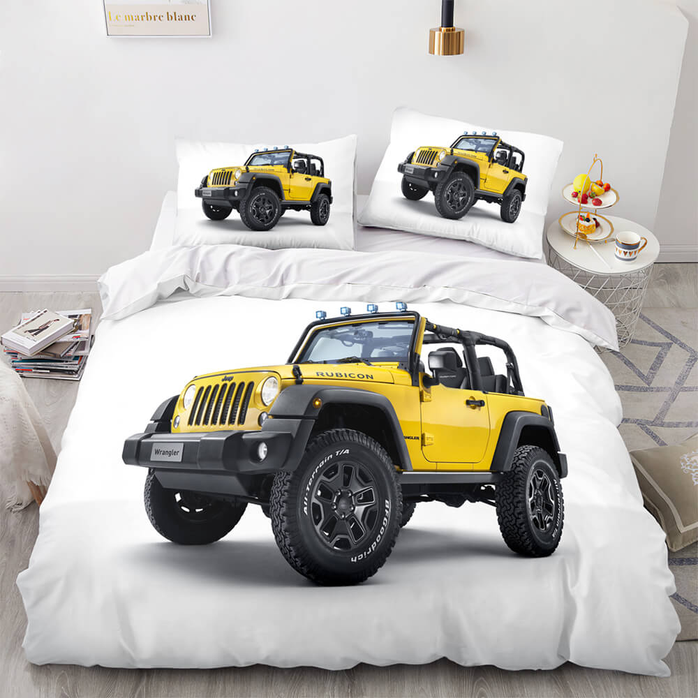 Jeep 4X4 Vehicle Off-Road Adventure Car Bedding Set Quilt Cover (Online Order Only)