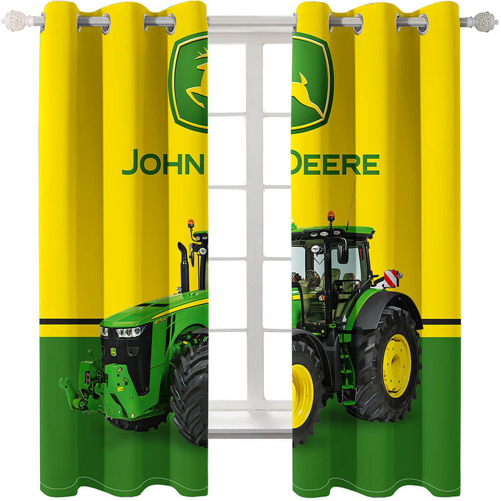 Jeep Car Farming Simulator Tractor Curtains Blackout Window Treatments Drapes (Online Order Only)