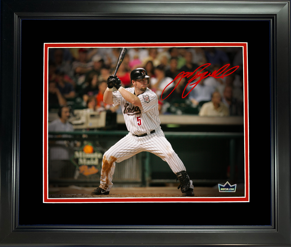Framed Jeff Bagwell Houston Astros Facsimile Laser Engraved Signature Auto 11"x14" Baseball Photo HOFSM Holo (ONLINE ORDER ONLY)