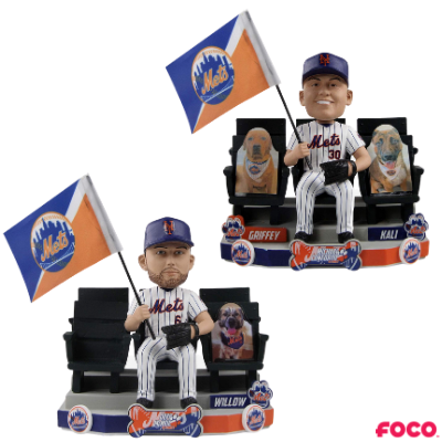 New York Mets Cardboard Cutout Dogs Bobbleheads (ONLINE ORDER ONLY)