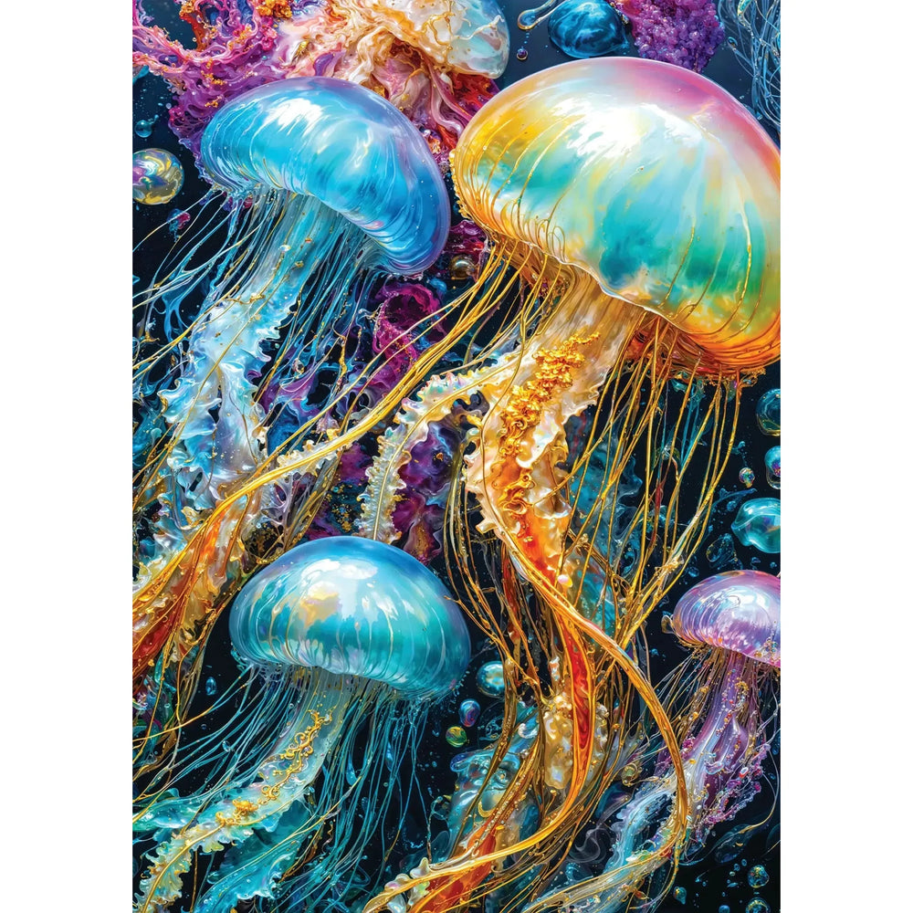 Jellyfish Glow 1000 Piece Jigsaw Puzzle Enjoy (ONLINE ORDER ONLY)