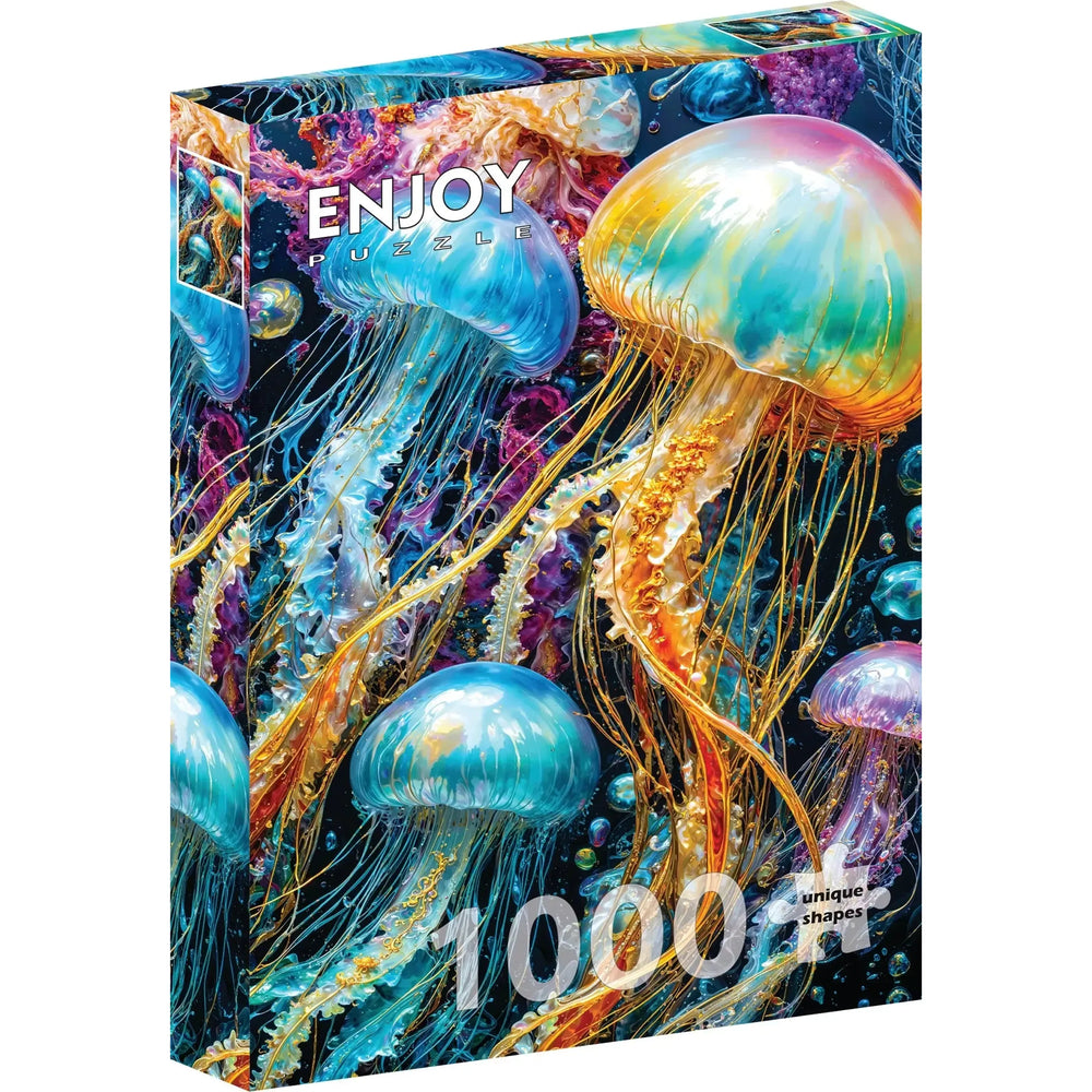 Jellyfish Glow 1000 Piece Jigsaw Puzzle Enjoy (ONLINE ORDER ONLY)