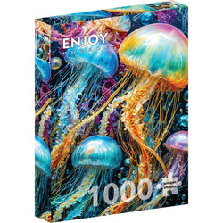 Jellyfish Glow 1000 Piece Jigsaw Puzzle Enjoy (ONLINE ORDER ONLY)