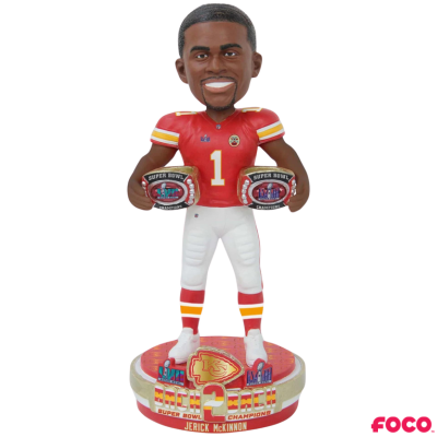 Kansas City Chiefs Super Bowl LVIII 58 Champions Bobbleheads (ONLINE ORDER ONLY)