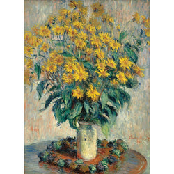 Jerusalem Artichoke Flowers by Monet 1000 Piece Jigsaw Puzzle Eurographics (ONLINE ORDER ONLY)