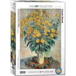 Jerusalem Artichoke Flowers by Monet 1000 Piece Jigsaw Puzzle Eurographics (ONLINE ORDER ONLY)