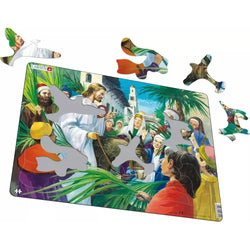 Jesus Entering Jerusalem 33 Piece Tray Jigsaw Puzzle Larsen