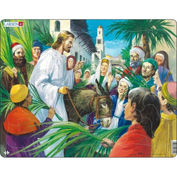 Jesus Entering Jerusalem 33 Piece Tray Jigsaw Puzzle Larsen