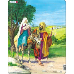 Jesus on the Way to Egypt 48 Piece Tray Jigsaw Puzzle Larsen