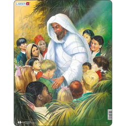 Jesus with the Kids 33 Piece Tray Jigsaw Puzzle Larsen