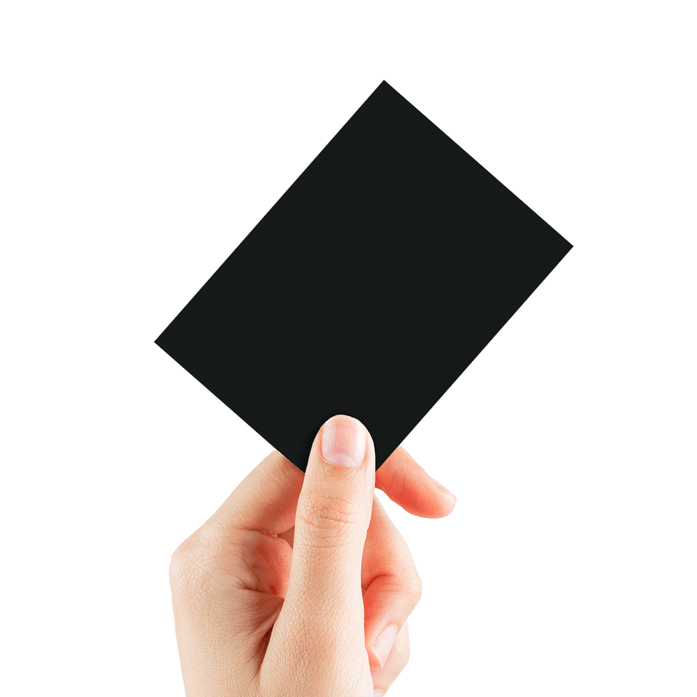 ECLIPSE® Matte Standard DECK PROTECTOR® Sleeves: Jet Black - 105ct