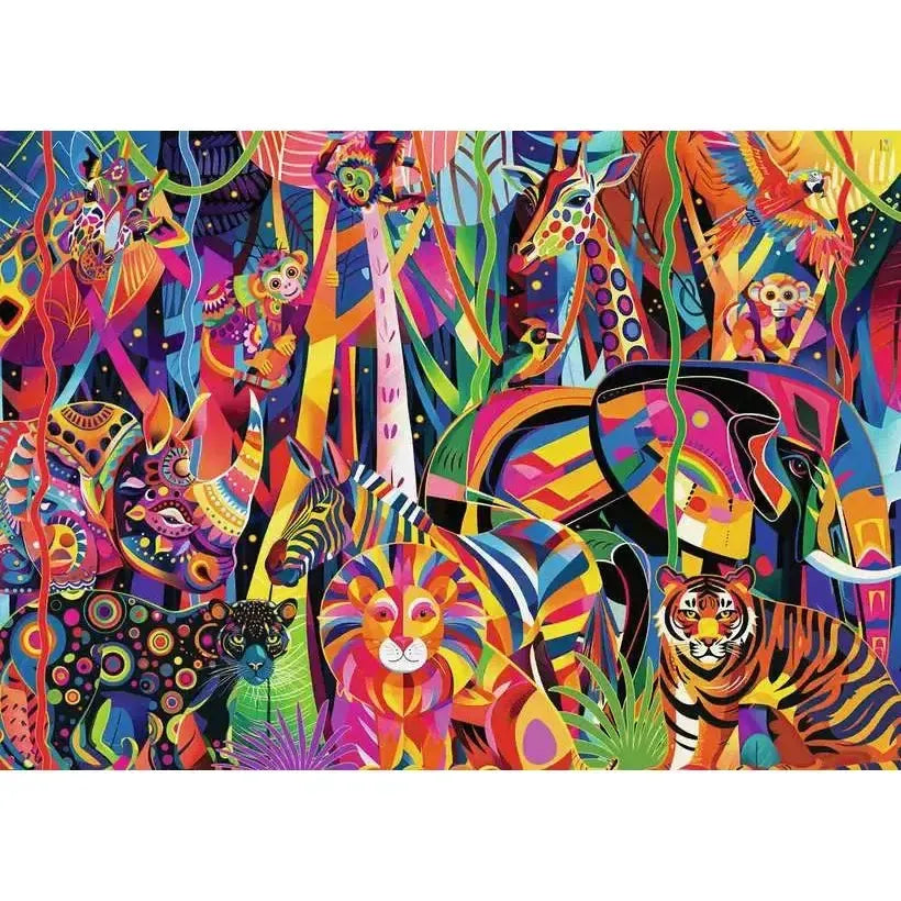 Jeweled Jungle 500 Large Piece Jigsaw Puzzle Ravensburger