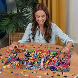 Jeweled Jungle 500 Large Piece Jigsaw Puzzle Ravensburger