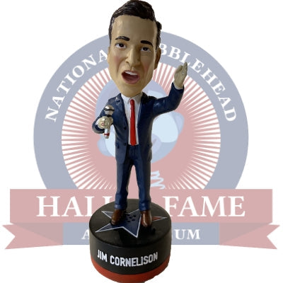 Autographed Jim Cornelison "America's Anthem Singer" Singing Bobblehead (ONLINE ORDER ONLY)
