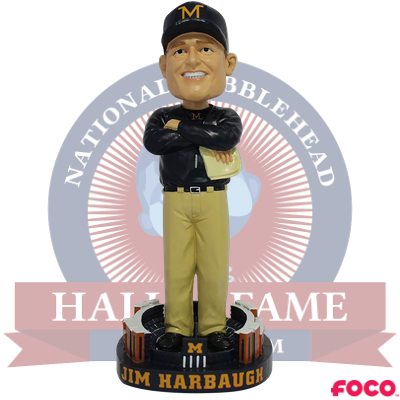 Jim Harbaugh Michigan Wolverines Coach Bobblehead (ONLINE ORDER ONLY)