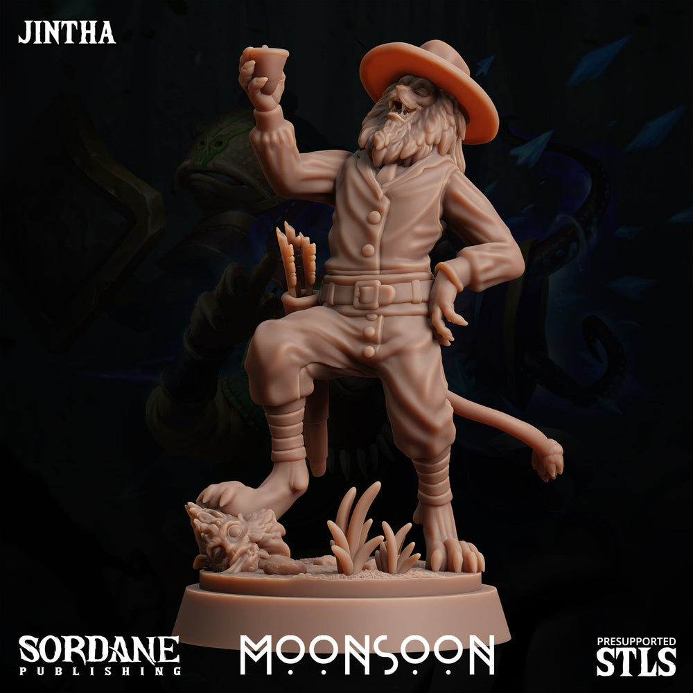 3D Printed Sordane Publishing Jintha Moonsoon 28 32mm D&D (Online Only)