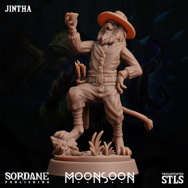 3D Printed Sordane Publishing Jintha Moonsoon 28 32mm D&D (Online Only)