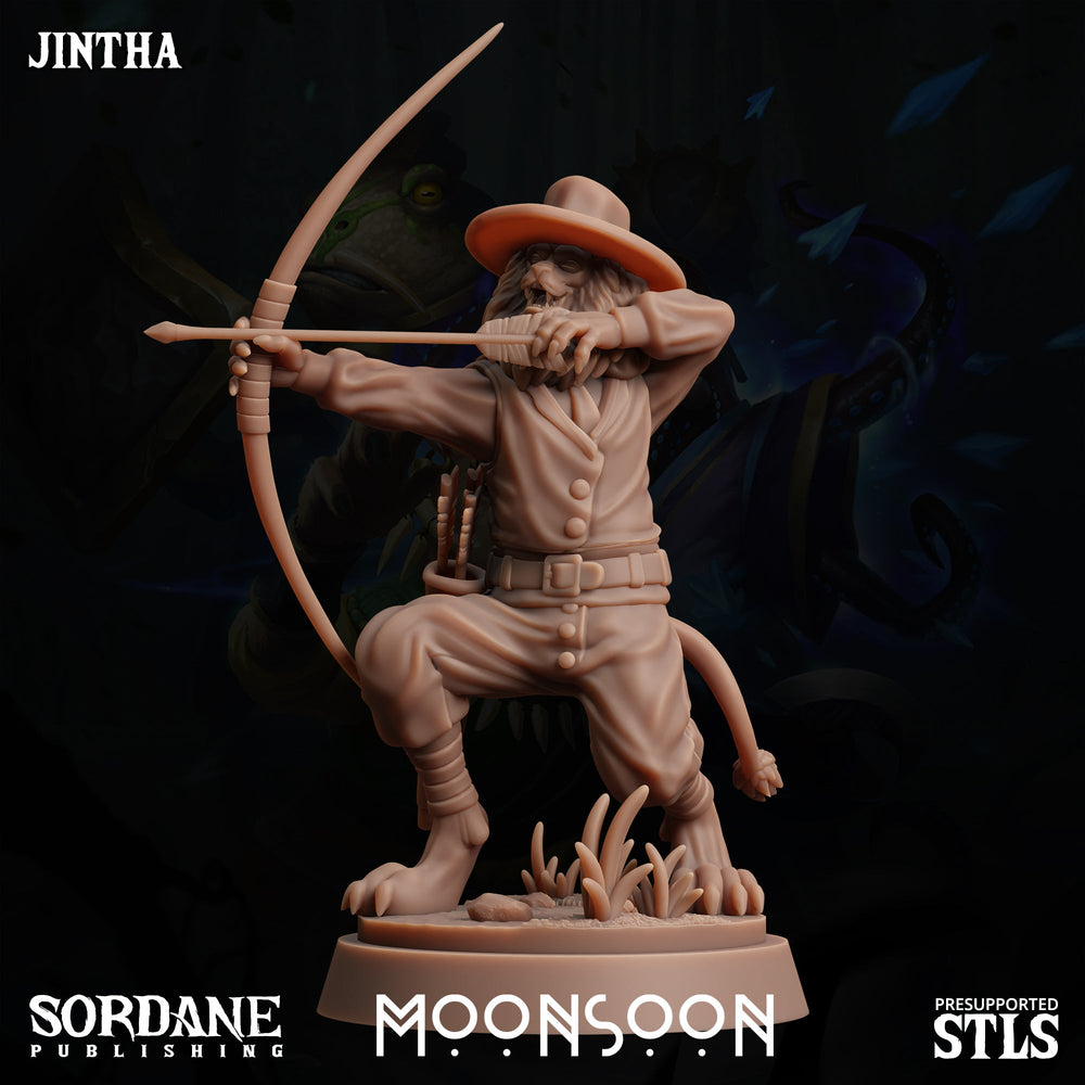 3D Printed Sordane Publishing Jintha Moonsoon 28 32mm D&D (Online Only)