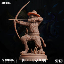 3D Printed Sordane Publishing Jintha Moonsoon 28 32mm D&D (Online Only)