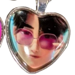 K-POP DEMON HUNTERS Heart Pendant Necklace – Character Art Collection (ONLINE ORDER ONLY)