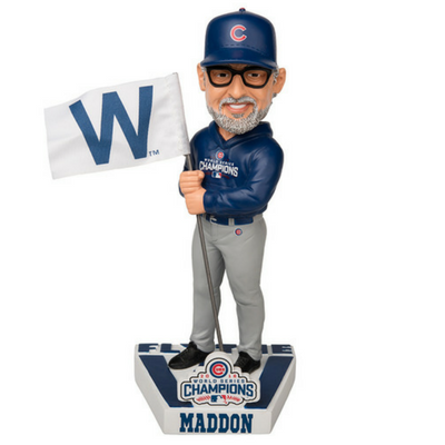 Chicago Cubs 2016 World Series Fly the W Bobbleheads (ONLINE ORDER ONLY)