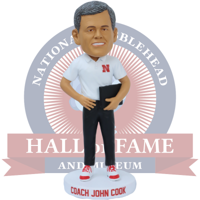 John Cook Nebraska Cornhuskers Coach Bobblehead (Presale) (ONLINE ORDER ONLY)