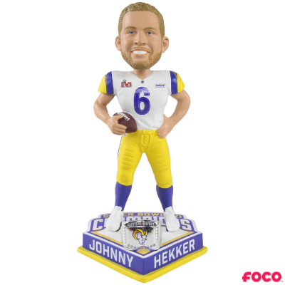 Los Angeles Rams Super Bowl LVI 56 Champions Bobbleheads (ONLINE ORDER ONLY)