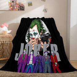 Joker Flannel Caroset Throw Cosplay Blanket (Online Order Only)
