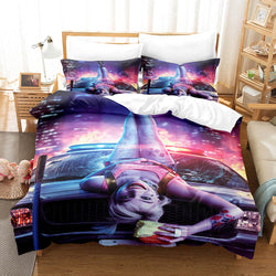 Joker Harley Quinn Cosplay Bedding Set Quilt Cover Without Filler (Online Order Only)