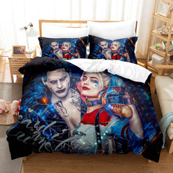 Joker Harley Quinn Cosplay Bedding Set Quilt Cover Without Filler (Online Order Only)