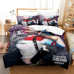Joker Harley Quinn Cosplay Bedding Set Quilt Cover Without Filler (Online Order Only)
