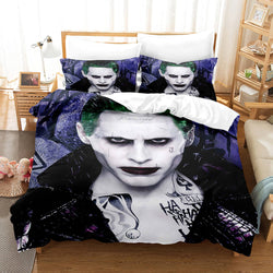 Joker Harley Quinn Cosplay Bedding Set Quilt Cover Without Filler (Online Order Only)