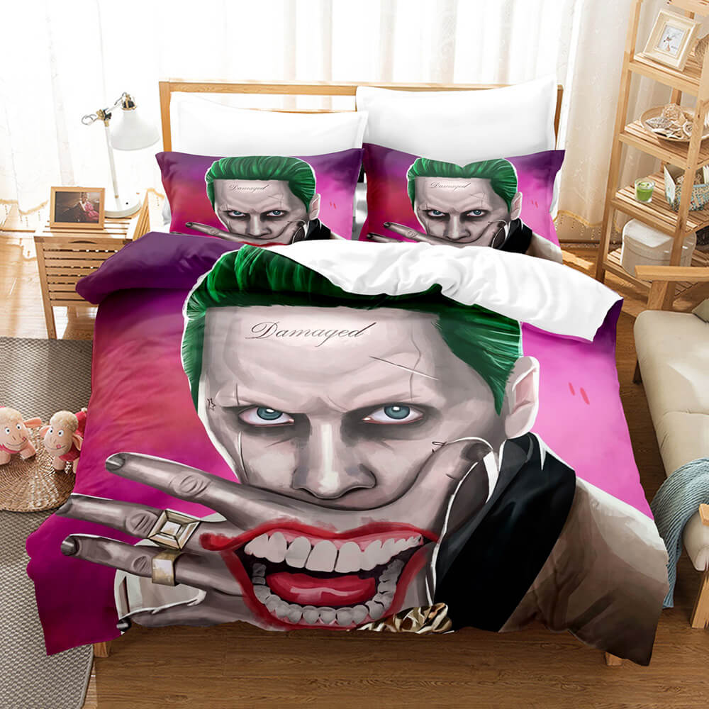 Joker Harley Quinn Cosplay Bedding Set Quilt Cover Without Filler (Online Order Only)