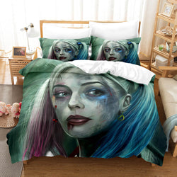 Joker Harley Quinn Cosplay Bedding Set Quilt Cover Without Filler (Online Order Only)
