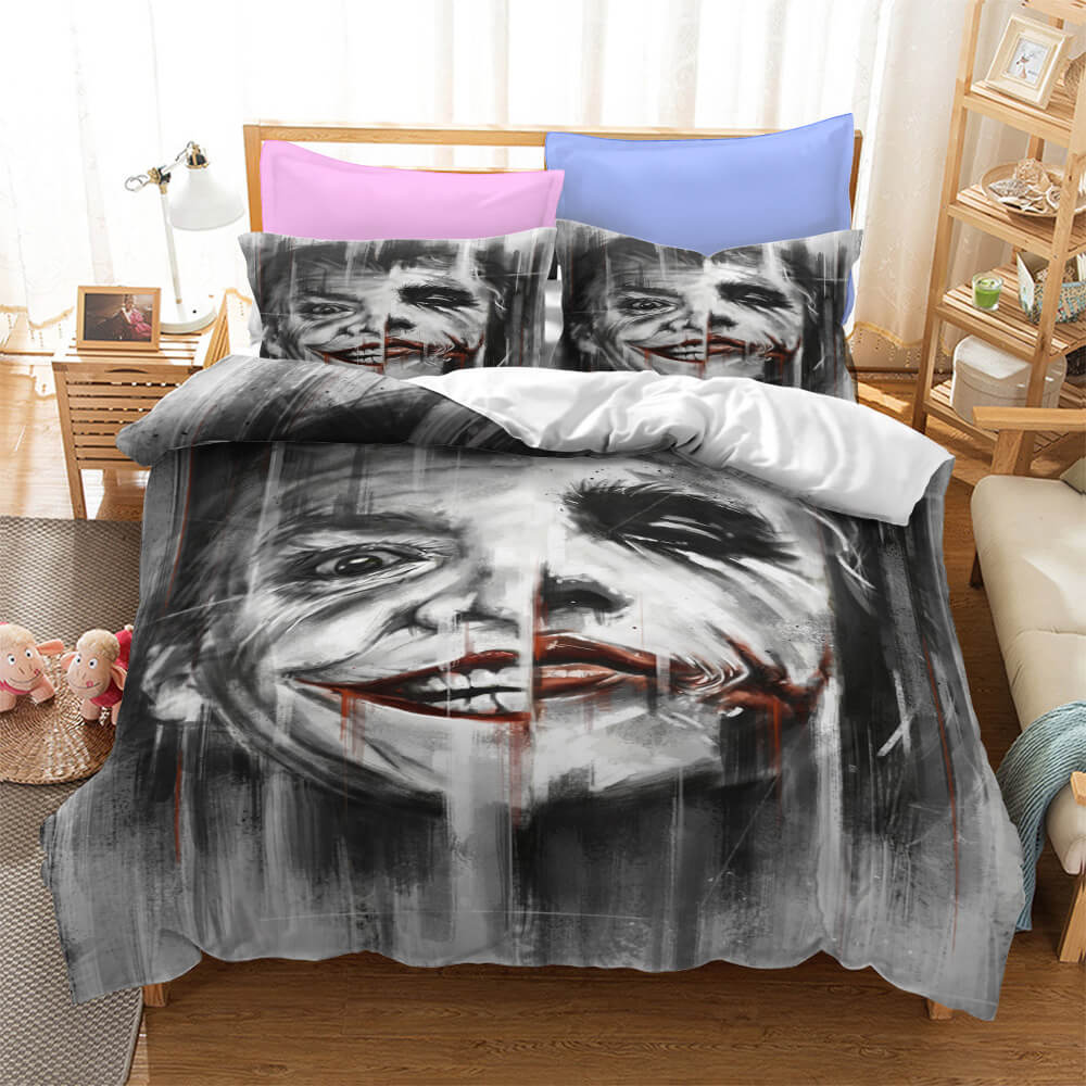 Joker Jack Napier Cosplay Bedding Set Quilt Cover Without Filler (Online Order Only)