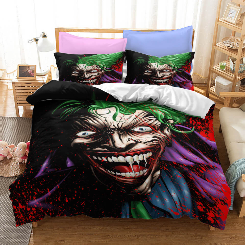 Joker Jack Napier Cosplay Bedding Set Quilt Cover Without Filler (Online Order Only)
