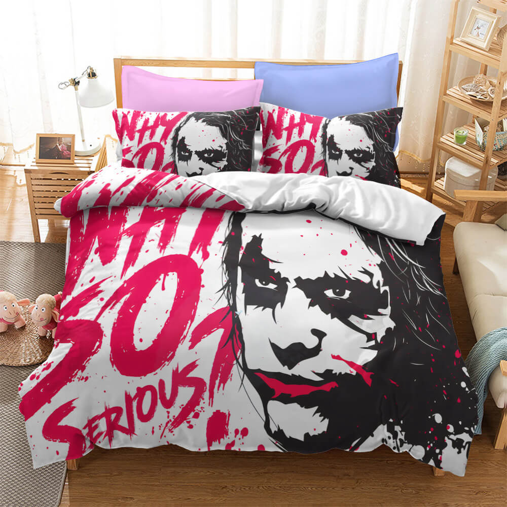 Joker Jack Napier Cosplay Bedding Set Quilt Cover Without Filler (Online Order Only)