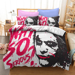Joker Jack Napier Cosplay Bedding Set Quilt Cover Without Filler (Online Order Only)