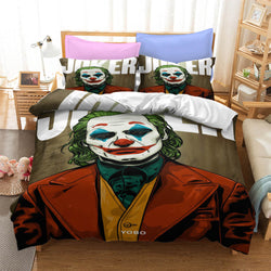Joker Jack Napier Cosplay Bedding Set Quilt Cover Without Filler (Online Order Only)
