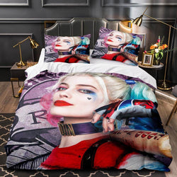 Joker Suicide Squad Harley Quinn Bedding Set Quilt Duvet Cover Sets (Online Order Only)