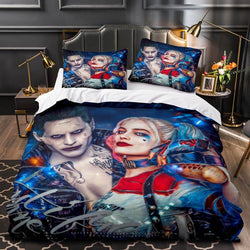 Joker Suicide Squad Harley Quinn Bedding Set Quilt Duvet Cover Sets (Online Order Only)