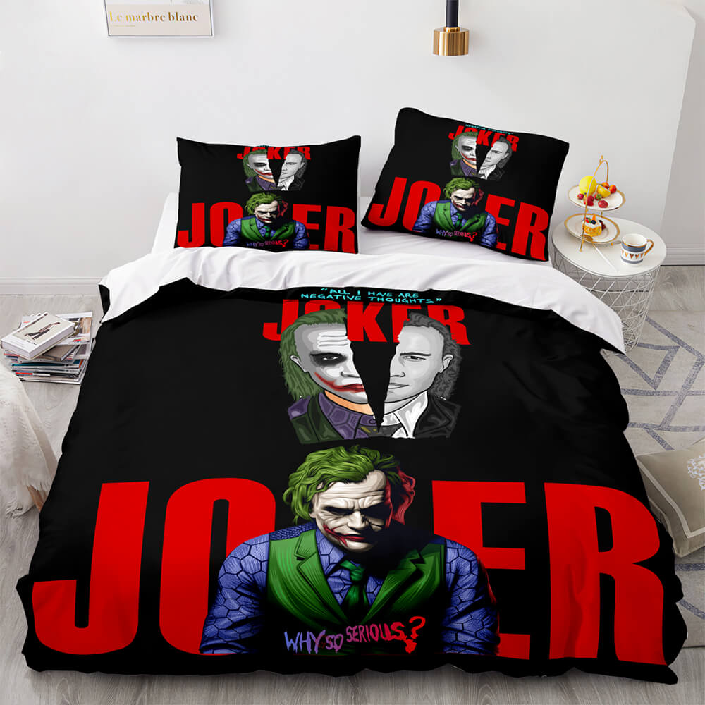 Joker Why So Serious Bedding Set Quilt Covers Without Filler (Online Order Only)