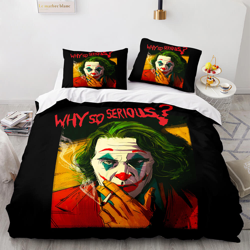 Joker Why So Serious Bedding Set Quilt Covers Without Filler (Online Order Only)
