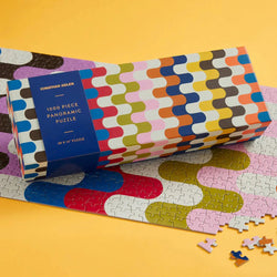 Jonathan Adler Bargello 1000 Piece Panoramic Jigsaw Puzzle Galison (ONLINE ORDER ONLY)