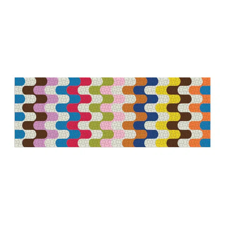 Jonathan Adler Bargello 1000 Piece Panoramic Jigsaw Puzzle Galison (ONLINE ORDER ONLY)