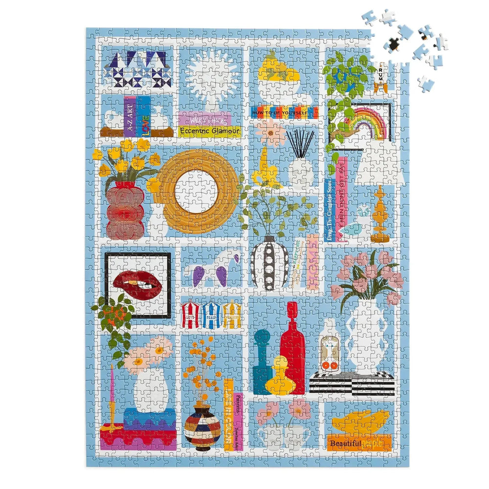 Jonathan Adler Shelfie 1000 Piece Jigsaw Puzzle Galison (ONLINE ORDER ONLY)