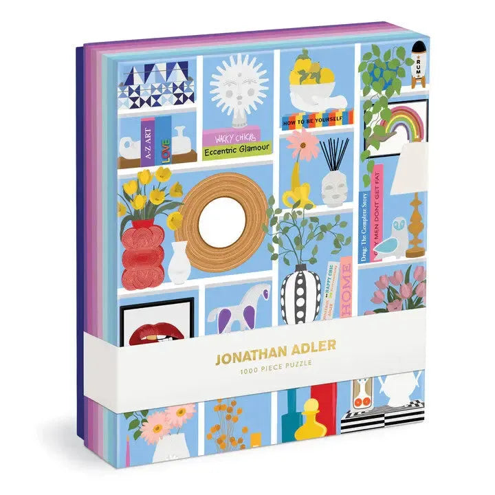 Jonathan Adler Shelfie 1000 Piece Jigsaw Puzzle Galison (ONLINE ORDER ONLY)