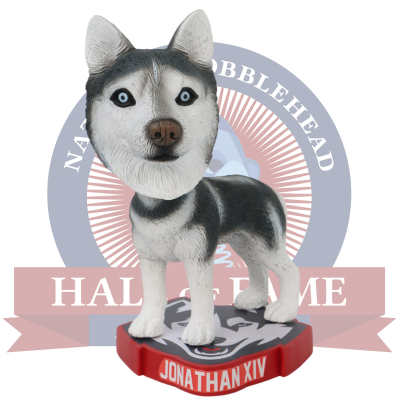 Jonathan XIV Connecticut Huskies Live Husky Bobblehead (ONLINE ORDER ONLY)